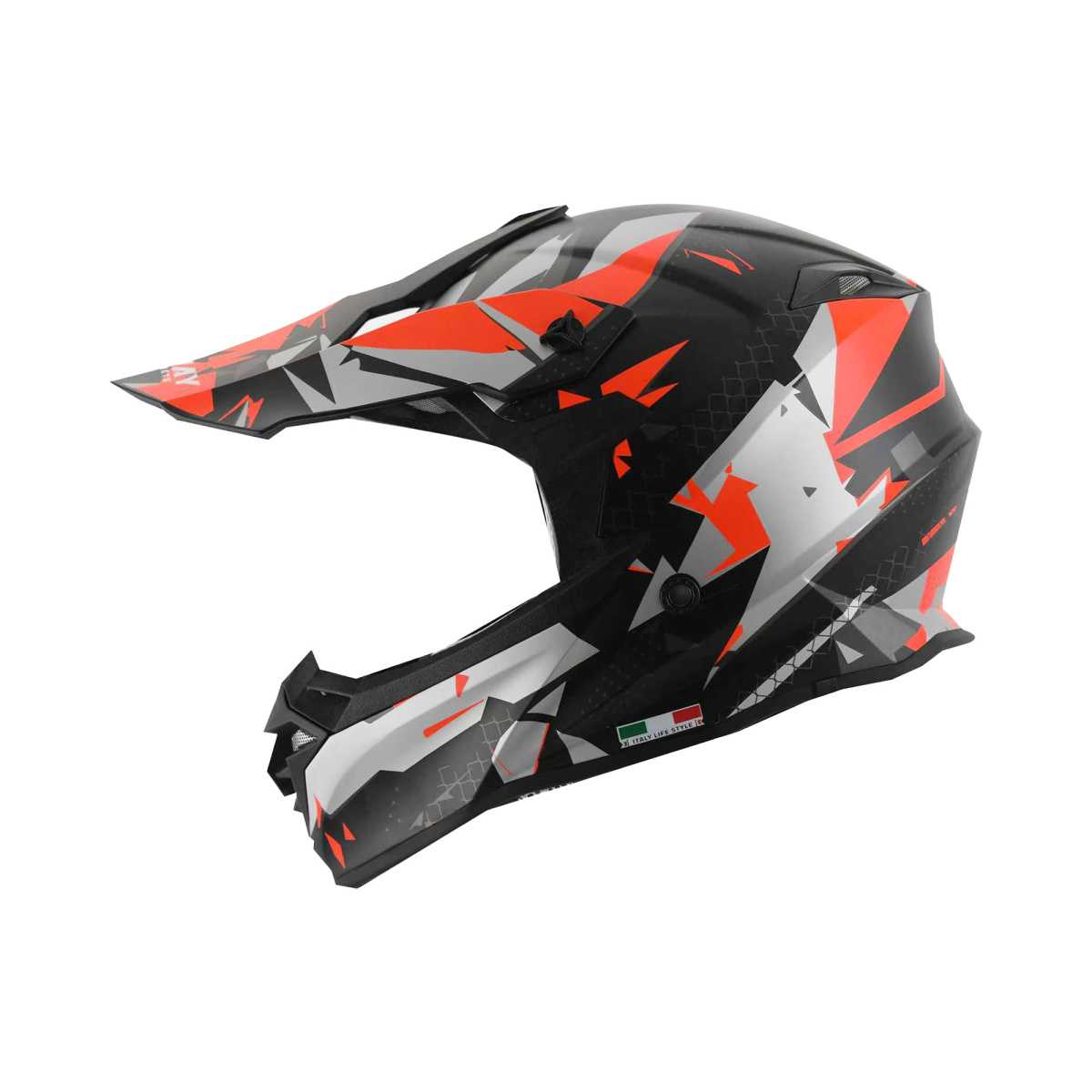 Sway 618 Cross Kask Kaos Kırmızı