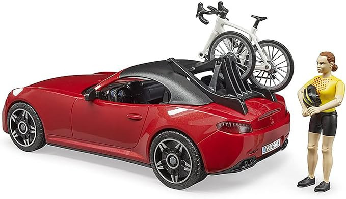 Bruder Roadster Araba, Bisiklet ve Sürücüsü