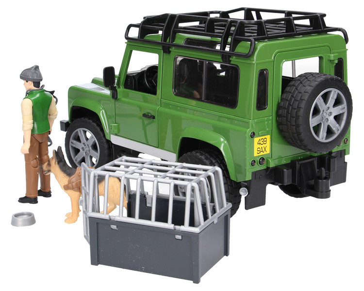 Bruder Land Rover Defender Orman Bekçisi ve Köpeği